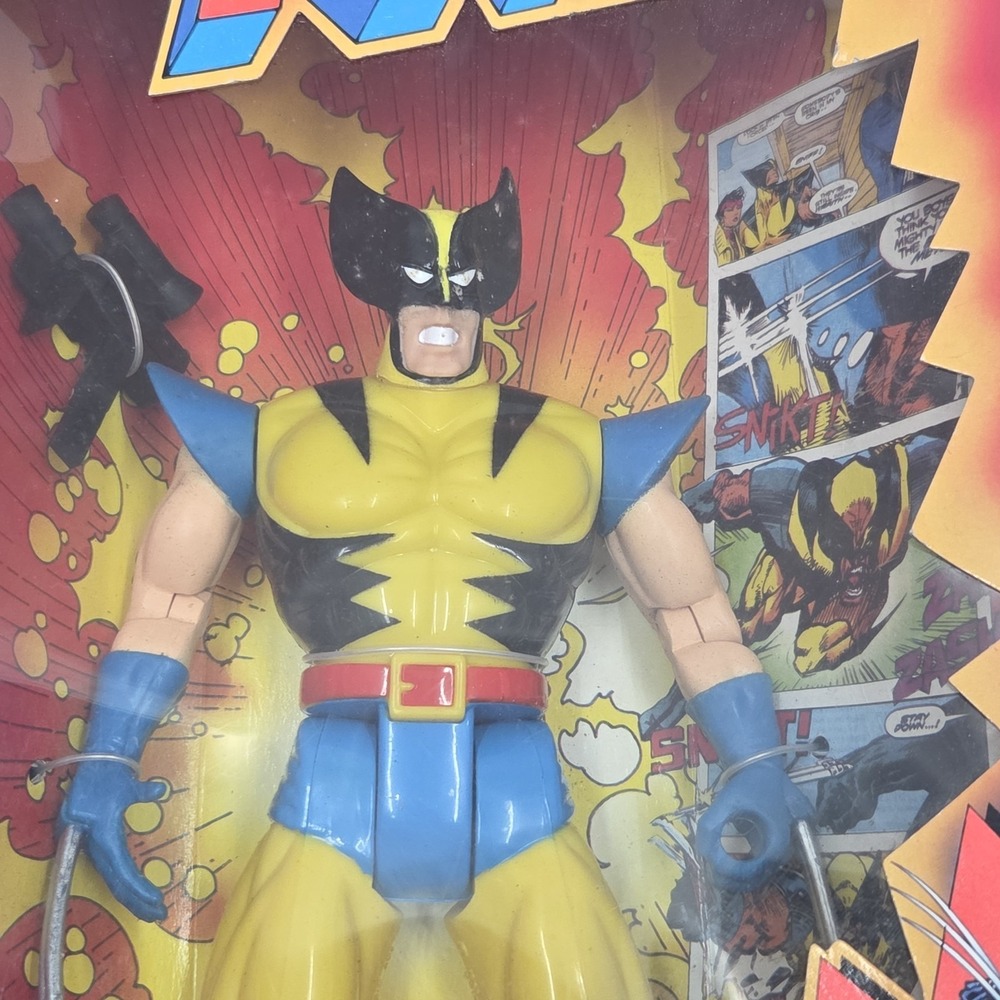 1993 Toy Biz Marvel The Uncanny X-Men Deluxe Edition 10" Wolverine Figure Sealed